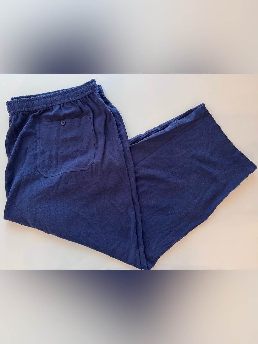 Women’s 5XL Lightweight Casual Navy Pants